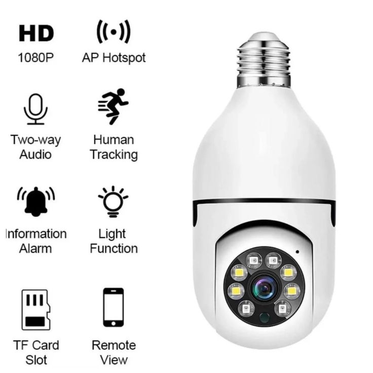 Wifi Cctv Camera lv890 pro - Fully controllable with Mobile phone - HD Wireless Security Camera